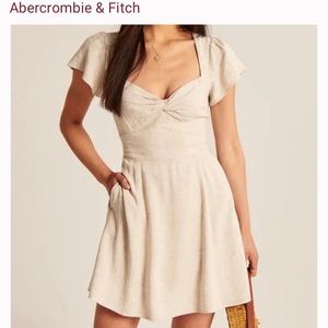 Abercrombie & Fitch Front Knot Mini Dress, size small, like new.